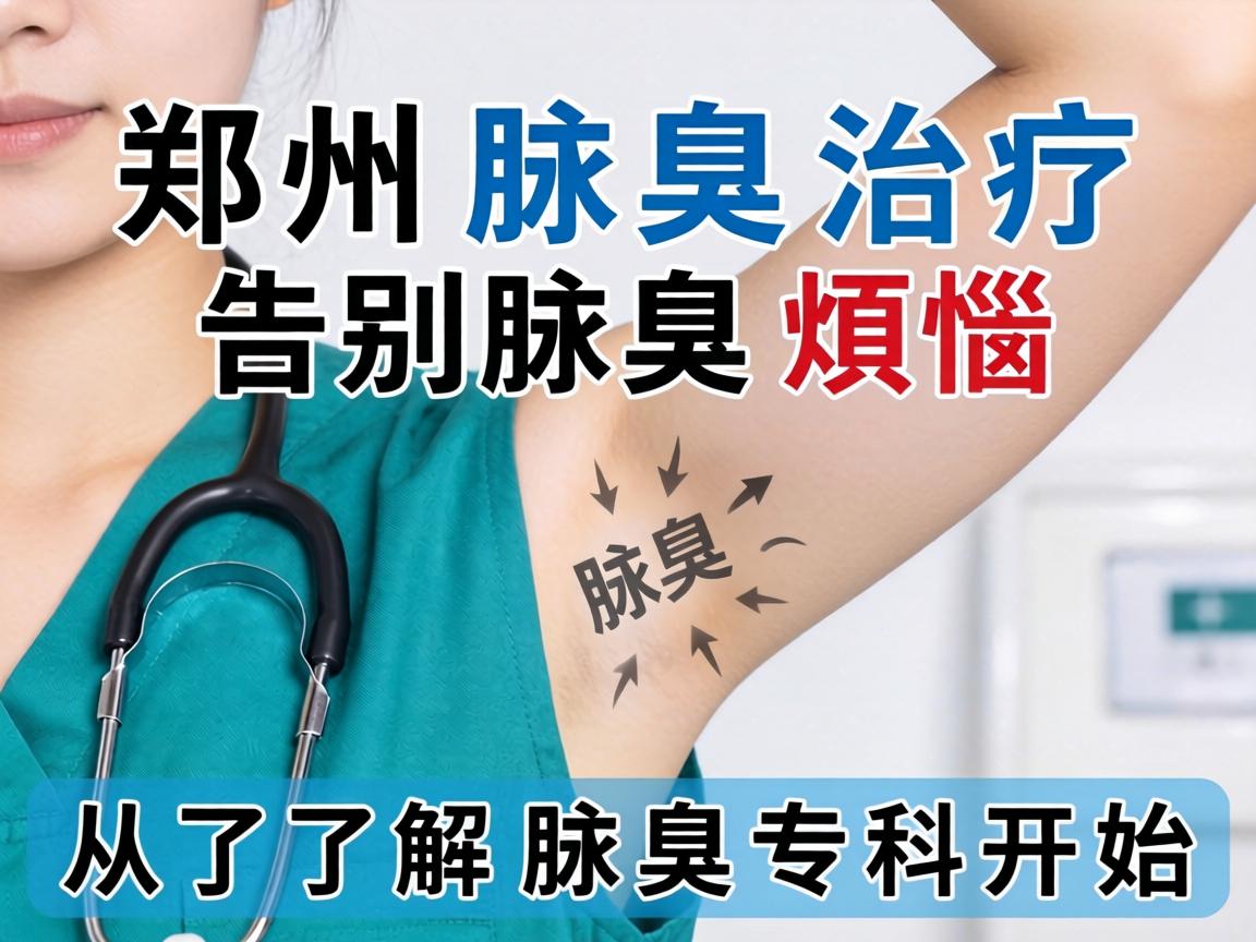 郑州腋臭治疗，告别腋臭烦恼，从了解腋臭专科开始