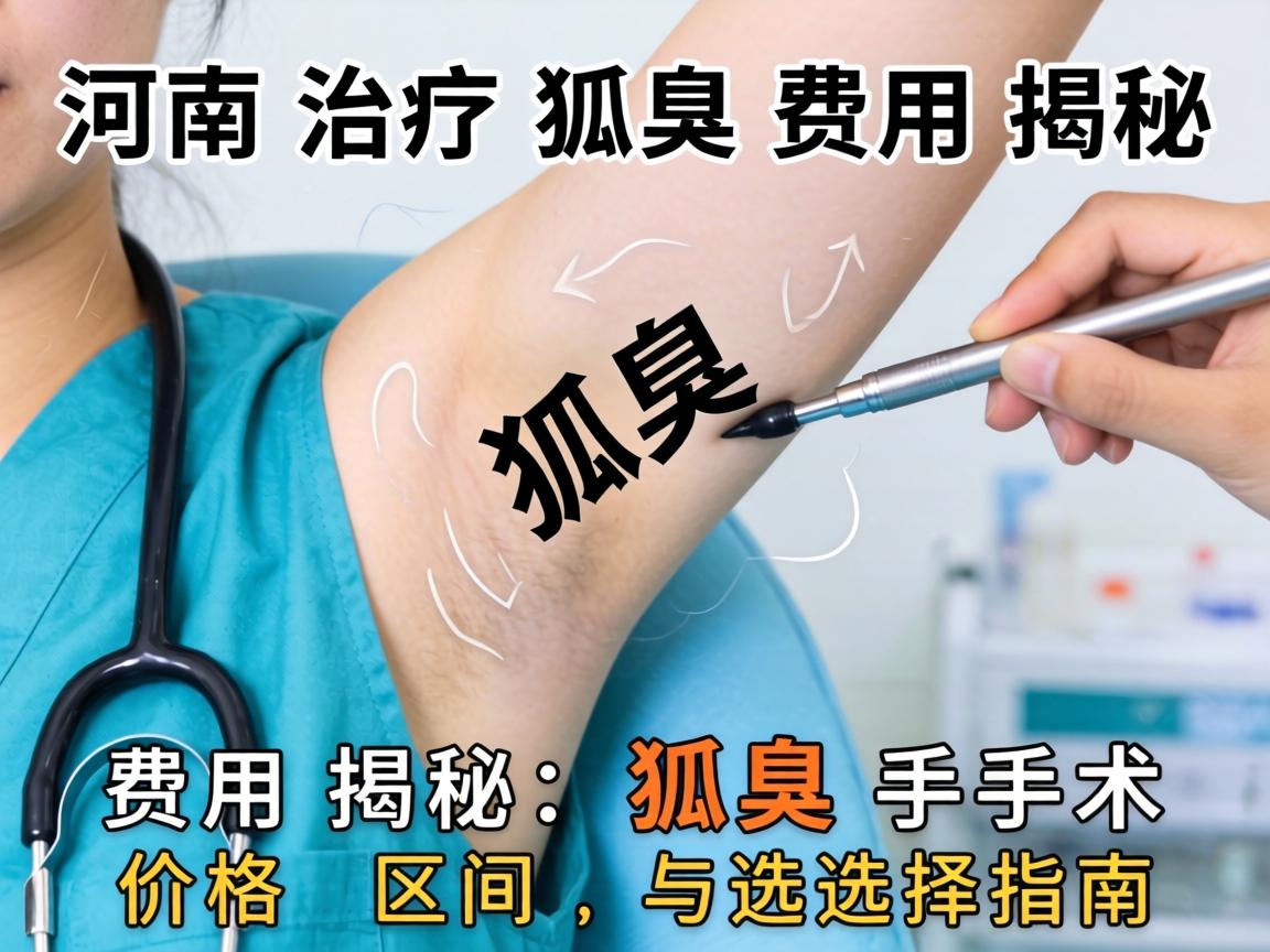 河南治疗狐臭费用揭秘，狐臭手术价格区间与选择指南