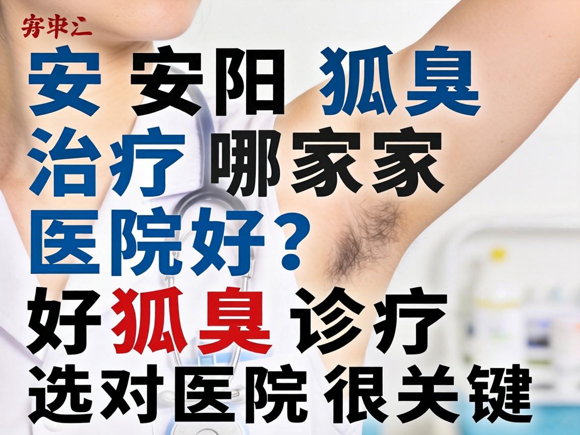 安阳狐臭治疗哪家医院好？狐臭诊疗选对医院很关键