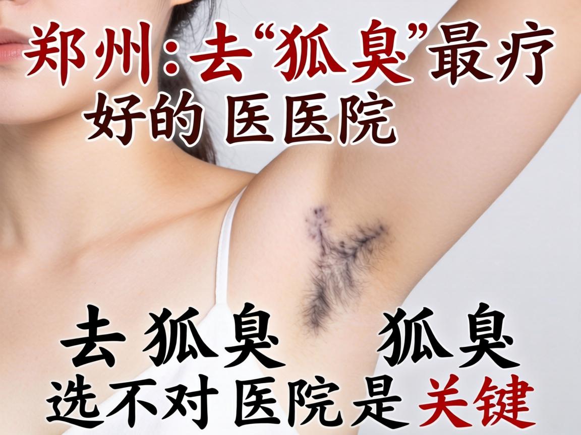 郑州去狐臭最好的医院，去狐臭选对医院是关键