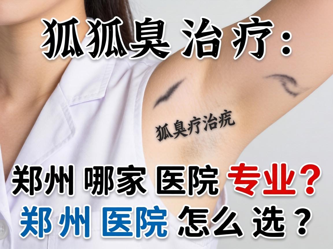 狐臭治疗，郑州哪家医院专业？郑州医院怎么选？