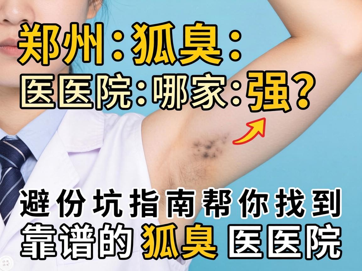 郑州狐臭医院哪家强？这份避坑指南帮你找到靠谱的狐臭医院