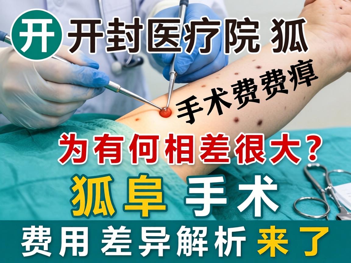开封医院狐臭手术费用为何相差很大？狐臭手术费用差异解析来了