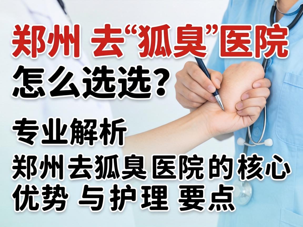 郑州去狐臭医院怎么选？专业解析郑州去狐臭医院的核心优势与护理要点