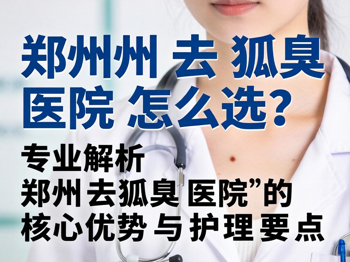郑州去狐臭医院怎么选？专业解析郑州去狐臭医院的核心优势与护理要点