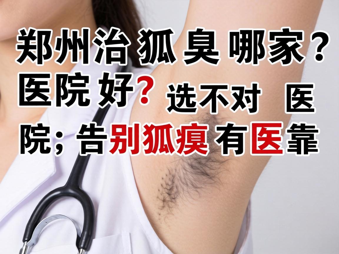 郑州治狐臭哪家医院好？选对医院，告别狐臭有医靠