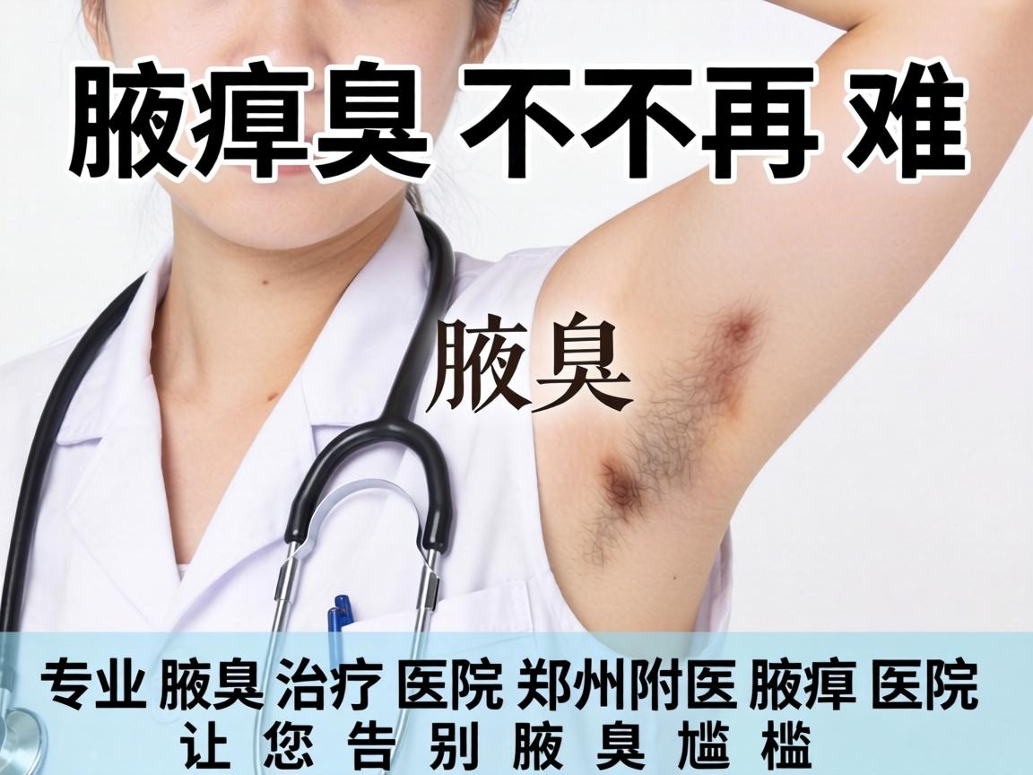 腋臭不再难，专业腋臭治疗医院郑州附医腋臭医院，让您告别腋臭尴尬