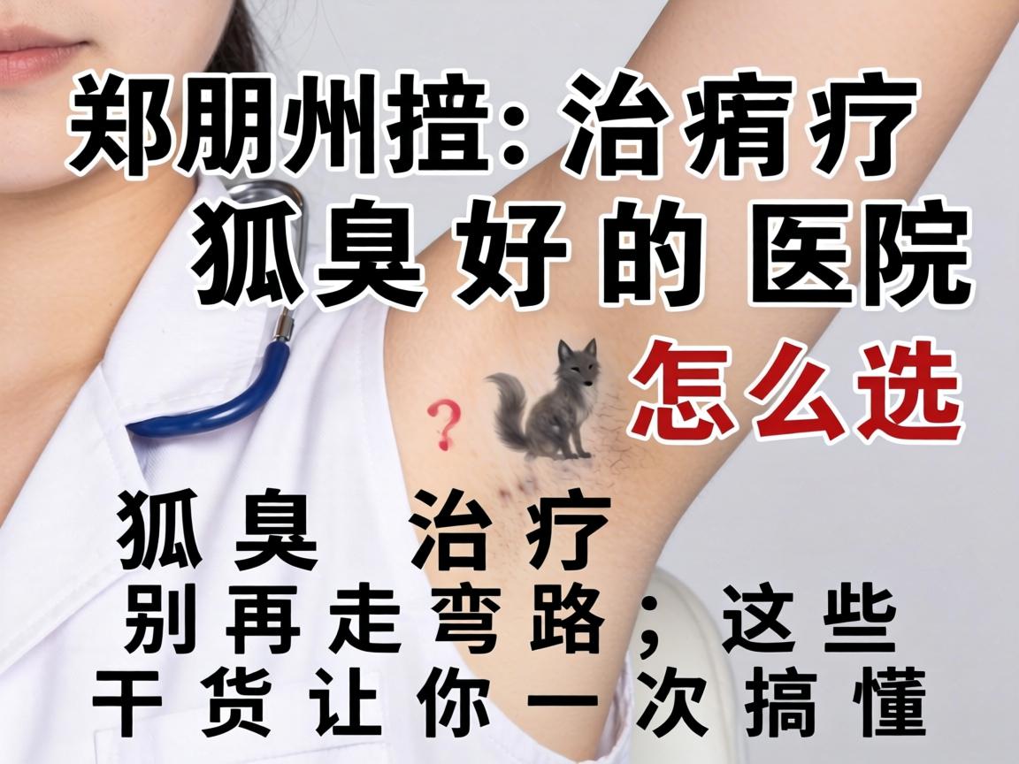 郑州治疗狐臭好的医院怎么选？狐臭治疗别再走弯路，这些干货让你一次搞懂