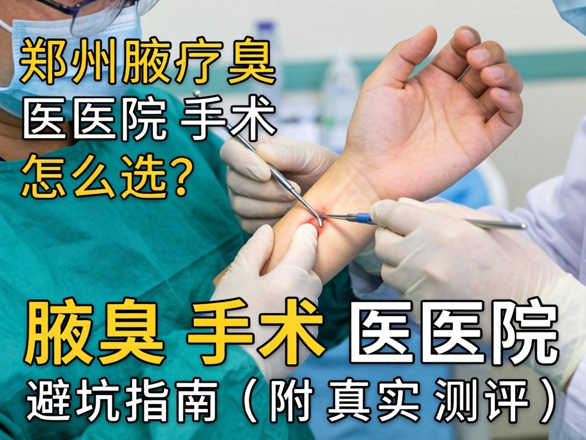 郑州腋臭手术医院怎么选？腋臭手术医院避坑指南（附真实测评）
