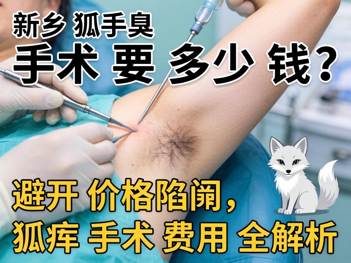 新乡狐臭手术要多少钱？避开价格陷阱，狐臭手术费用全解析