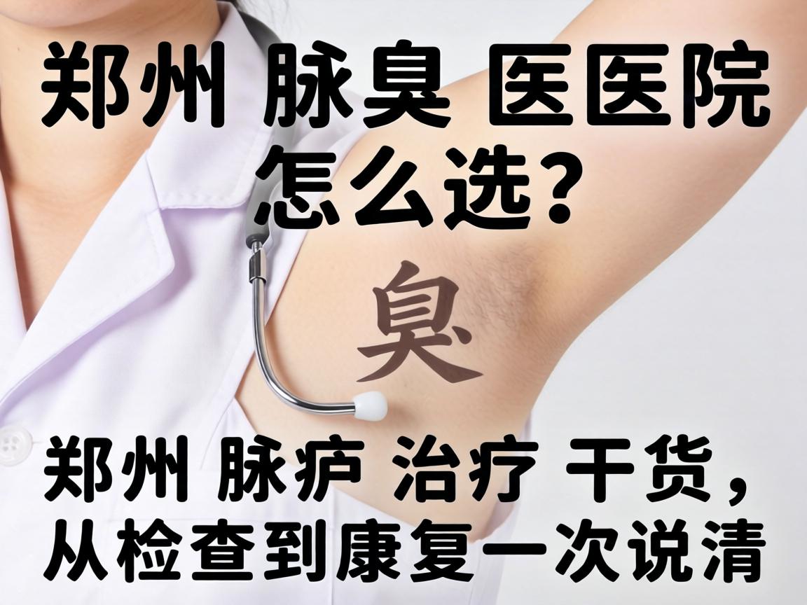 郑州腋臭医院怎么选？郑州腋臭治疗干货，从检查到康复一次说清