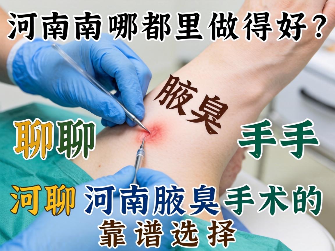 河南腋臭手术哪里做得好？聊聊河南腋臭手术的靠谱选择