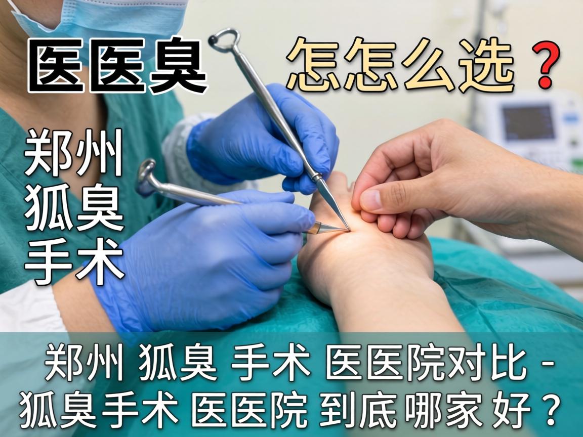 狐臭手术医院怎么选？郑州狐臭手术医院对比，狐臭手术医院到底哪家好？