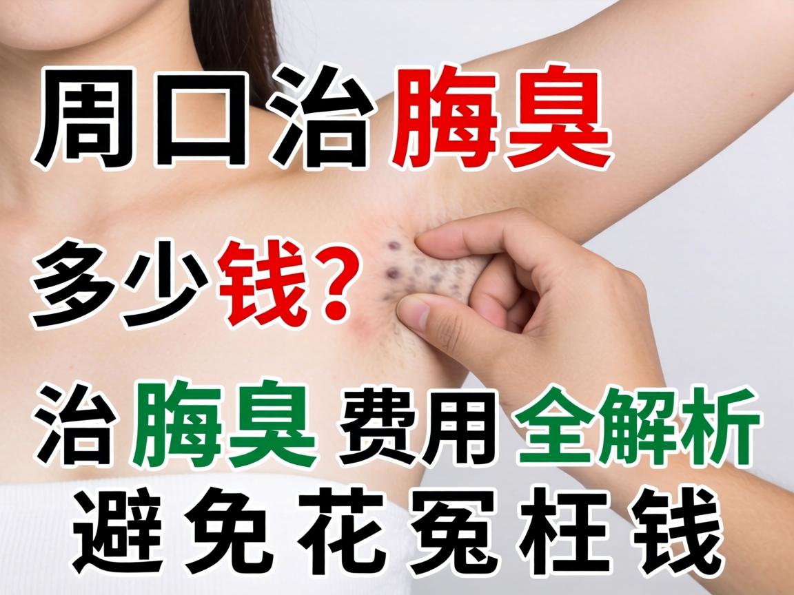 周口治腋臭多少钱？治腋臭费用全解析，避免花冤枉钱