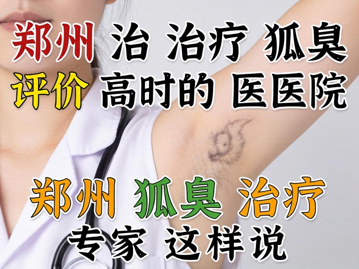 郑州治疗狐臭评价高的医院，郑州狐臭治疗专家这样说