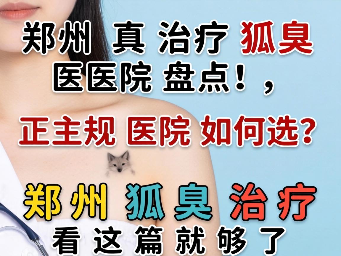 郑州治疗狐臭医院盘点，正规医院如何选？郑州狐臭治疗看这篇就够了