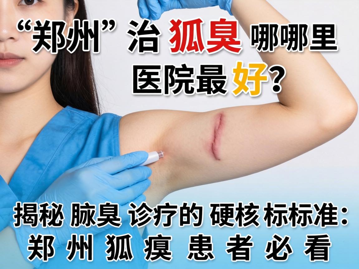 郑州治狐臭哪里医院最好？揭秘腋臭诊疗的硬核标准，郑州狐臭患者必看