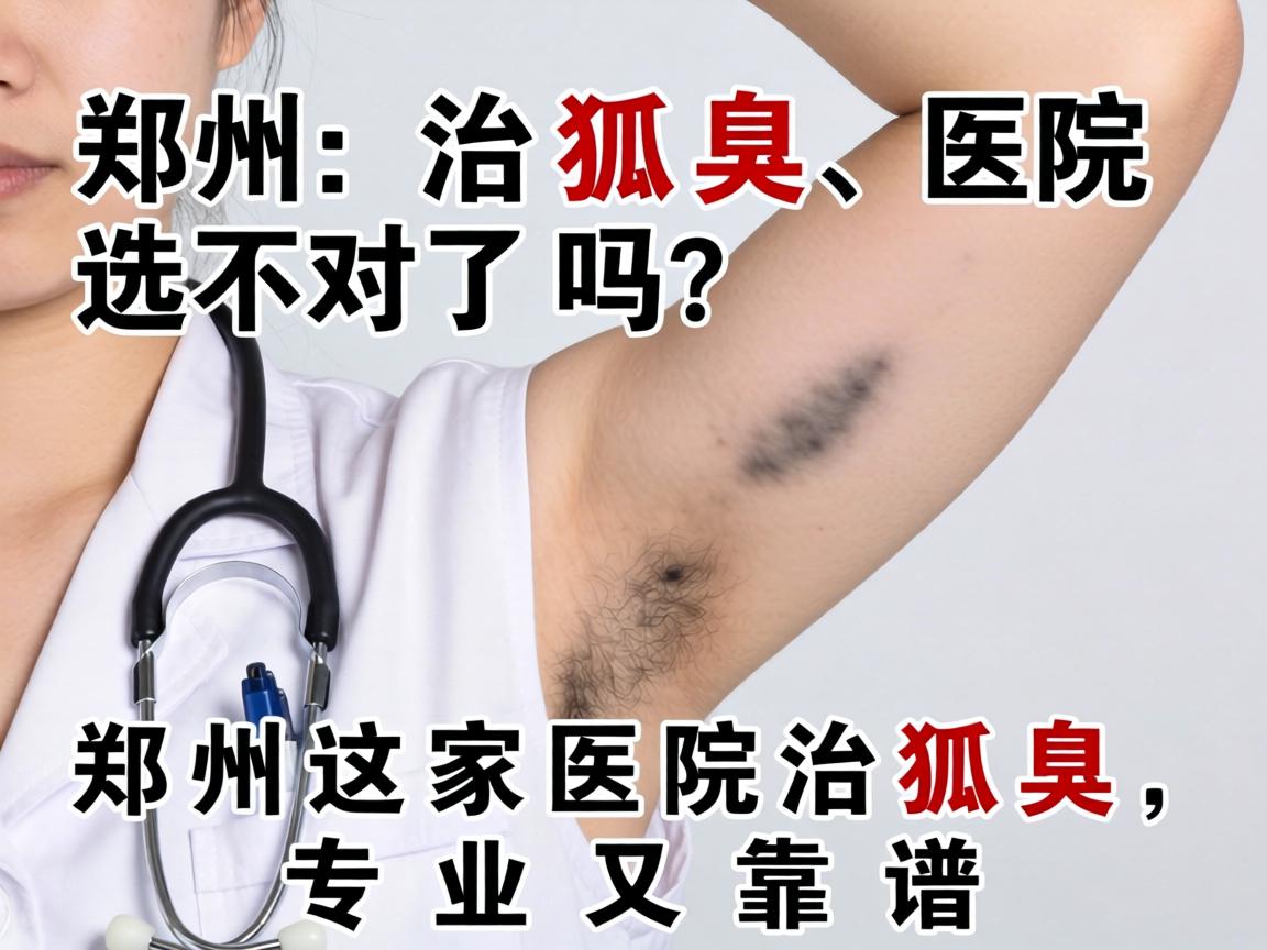郑州治狐臭，医院选对了吗？郑州这家医院治狐臭，专业又靠谱