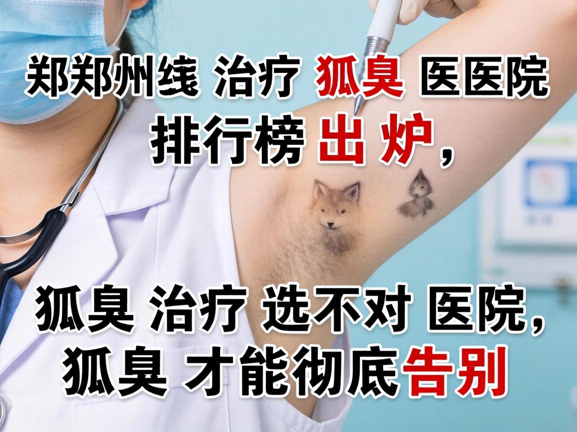 郑州治疗狐臭医院排行榜出炉，狐臭治疗选对医院，狐臭才能彻底告别