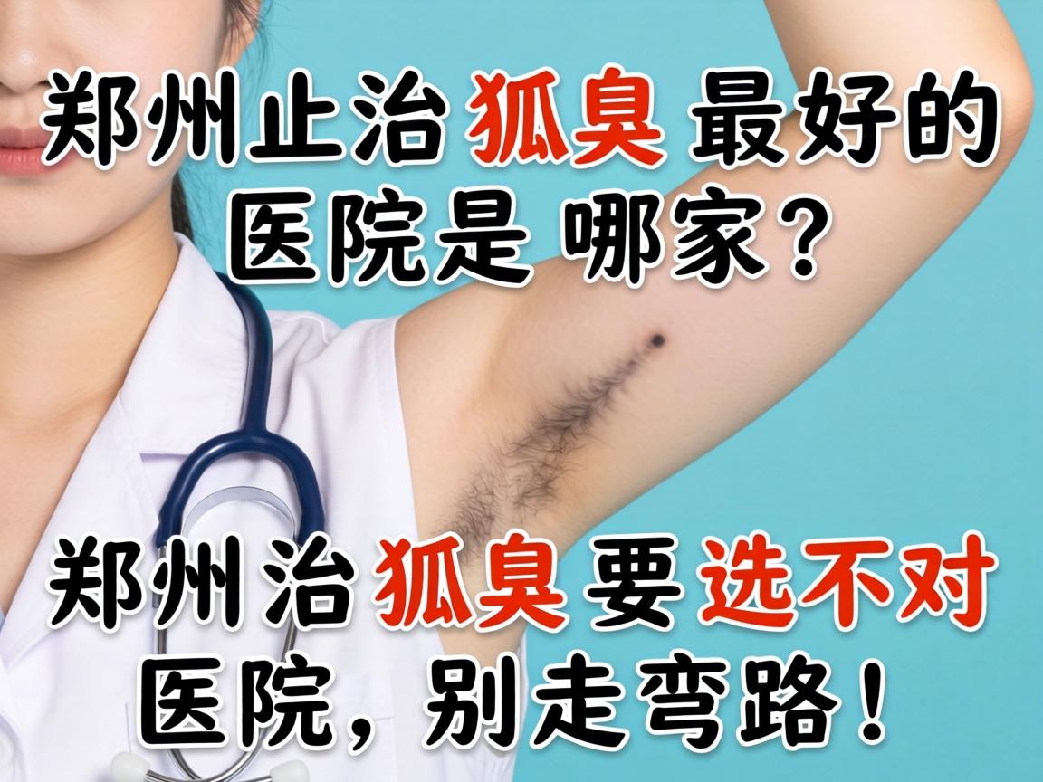 郑州治狐臭最好的医院是哪家？郑州治狐臭要选对医院，别走弯路！