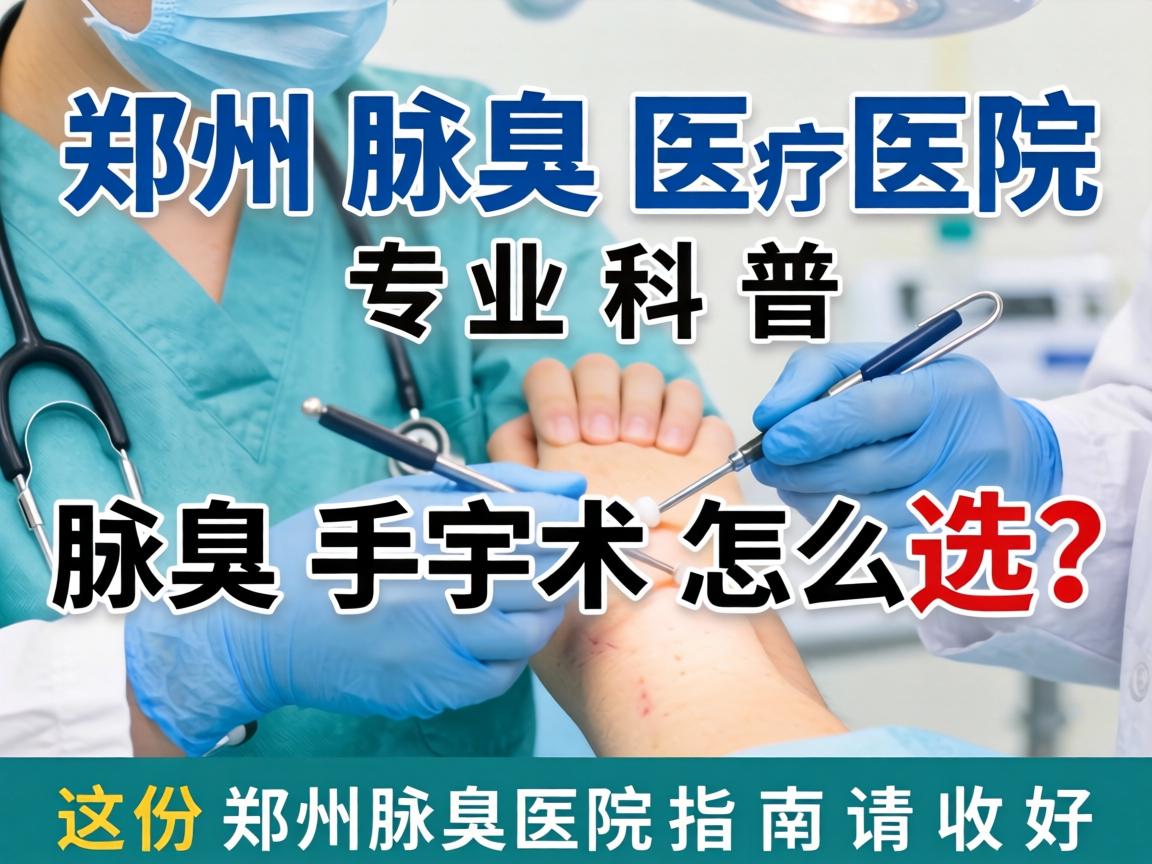 郑州腋臭医院专业科普，腋臭手术怎么选？这份郑州腋臭医院指南请收好