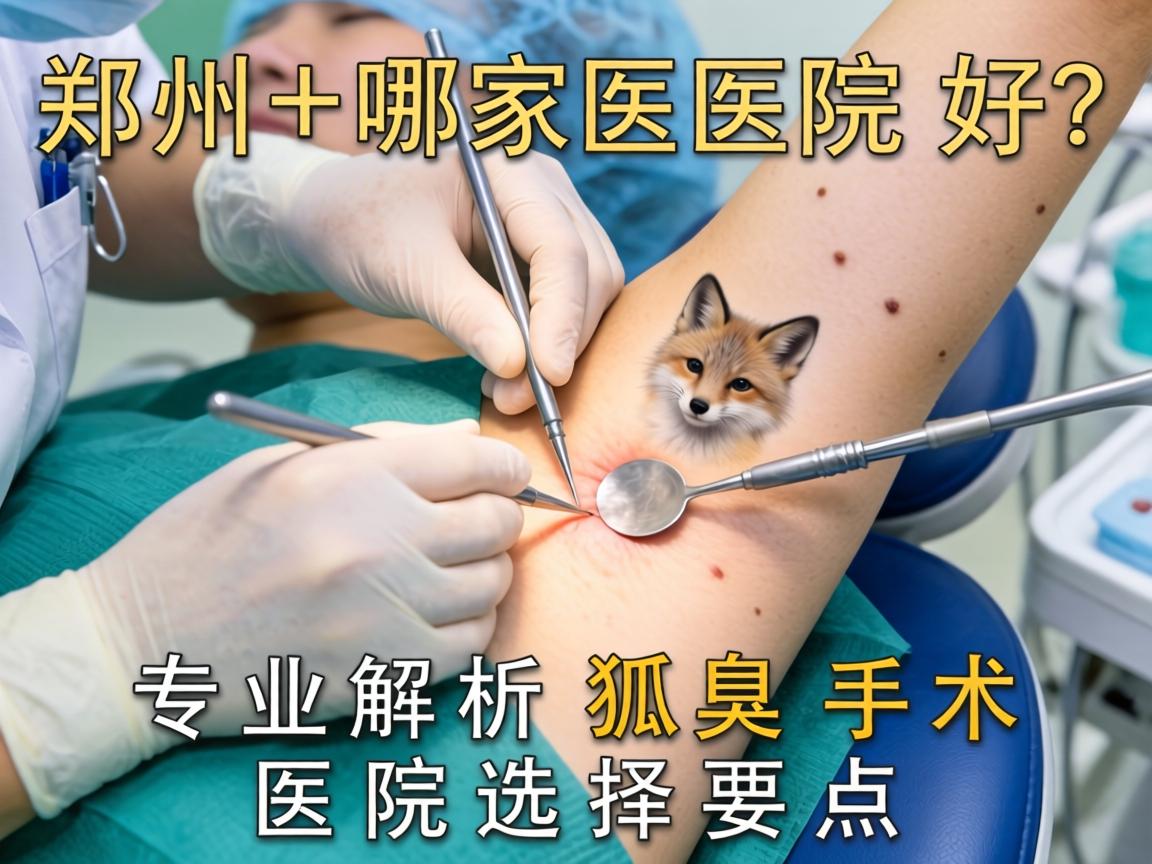 郑州狐臭手术哪家医院好？专业解析狐臭手术医院选择要点