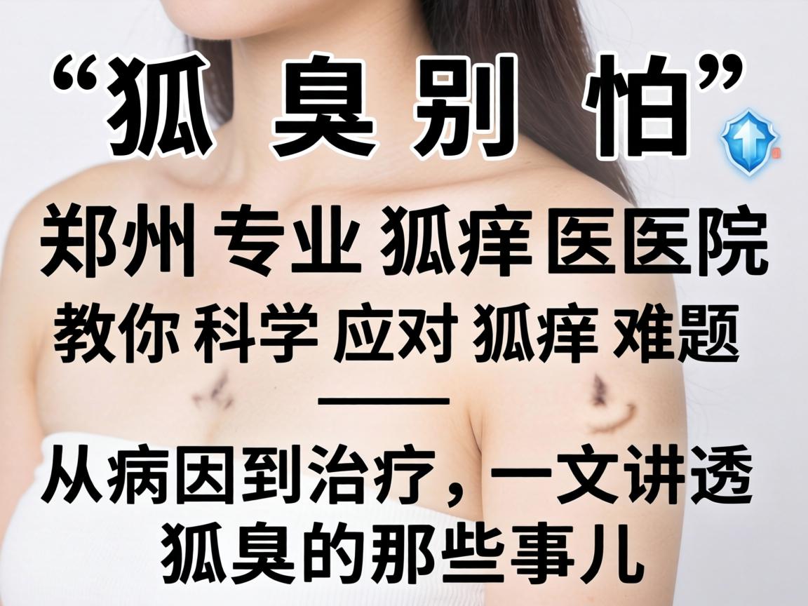 狐臭别怕，郑州专业狐臭医院教你科学应对狐臭难题—从病因到治疗，一文讲透狐臭的那些事儿