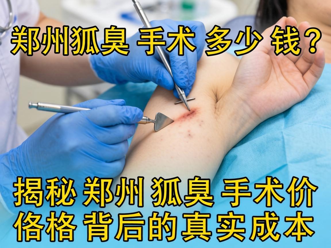 郑州狐臭手术多少钱？揭秘郑州狐臭手术价格背后的真实成本
