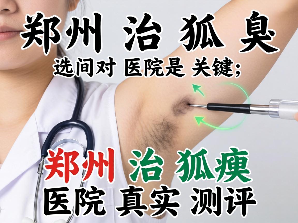郑州治狐臭，选对医院是关键，郑州治狐臭医院真实测评