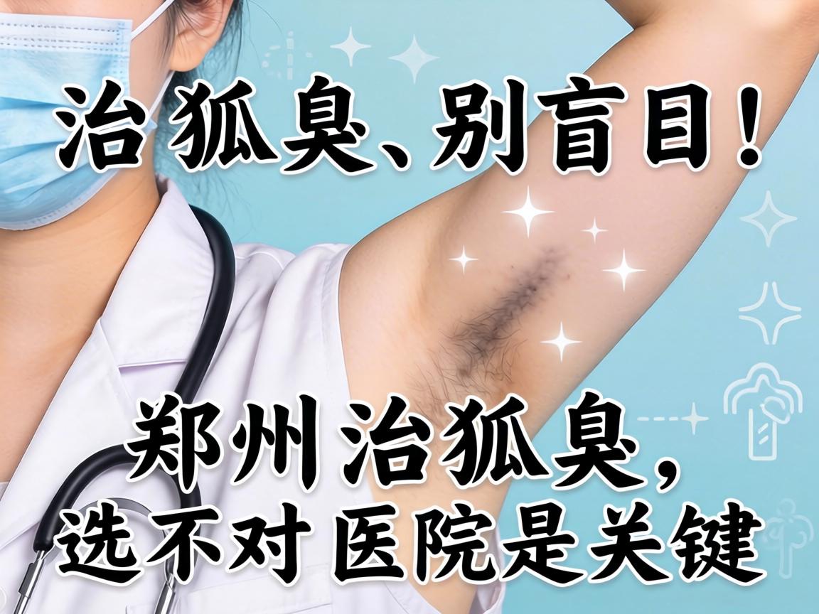 治狐臭，别盲目！郑州治狐臭，选对医院是关键