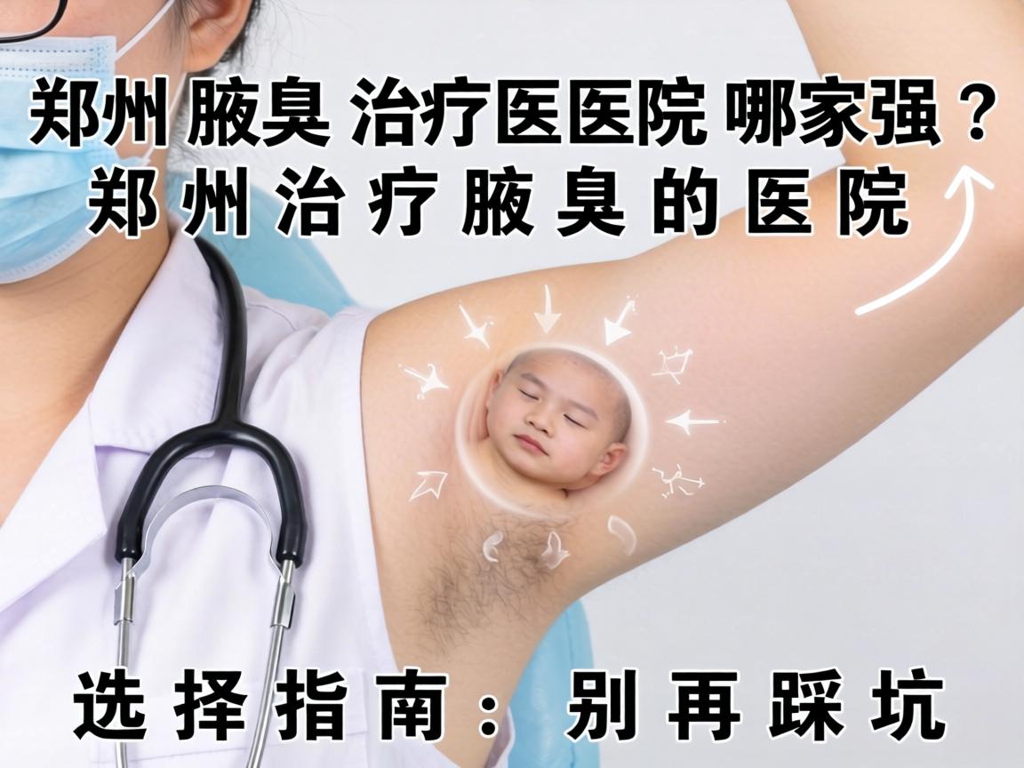郑州腋臭治疗医院哪家强？郑州治疗腋臭的医院选择指南，别再踩坑