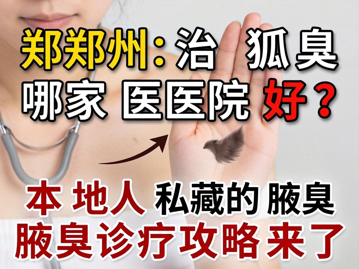 郑州治狐臭哪家医院好？本地人私藏的腋臭诊疗攻略来了