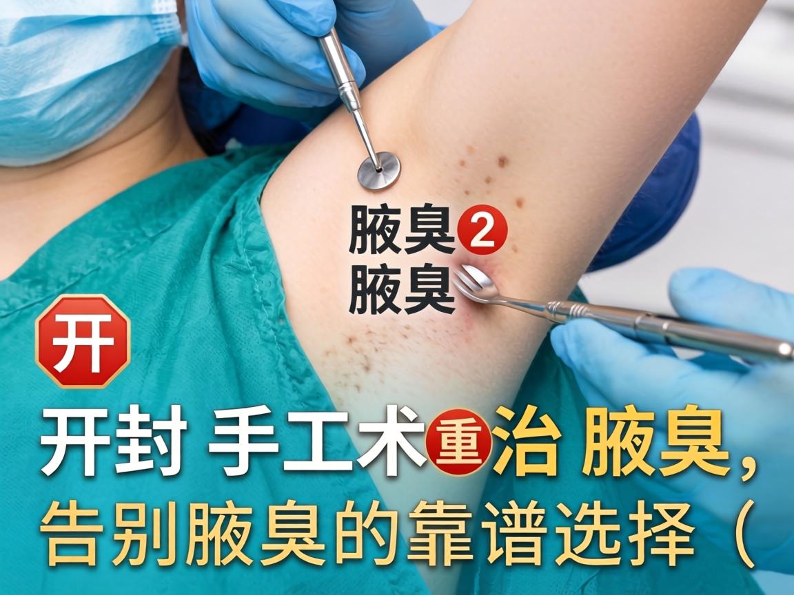 开封手术治腋臭，告别腋臭的靠谱选择（标题中腋臭重复2次）