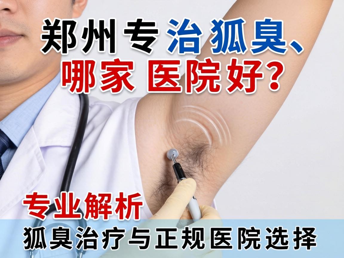 郑州专治狐臭，哪家医院好？专业解析狐臭治疗与正规医院选择