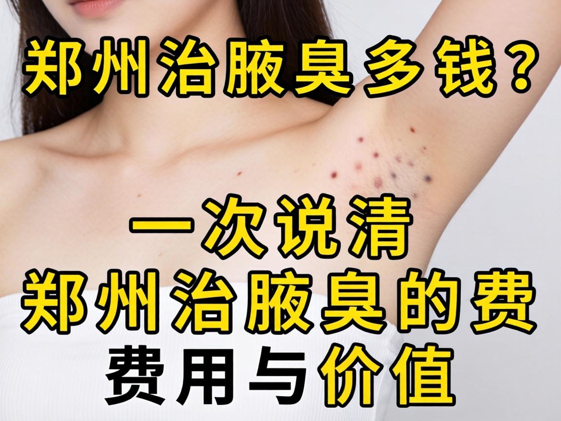 郑州治腋臭多钱？一次说清郑州治腋臭的费用与价值