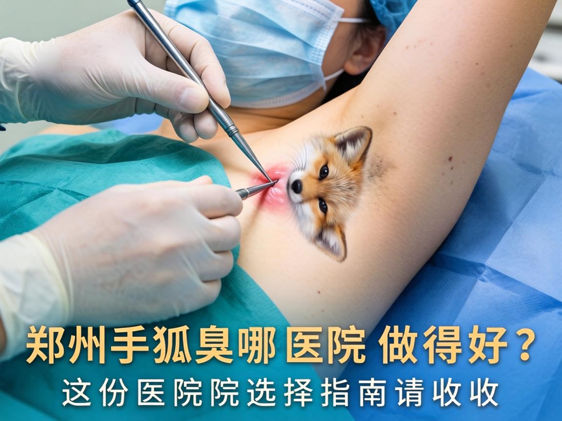 郑州狐臭手术哪医院做得好？这份医院选择指南请收好