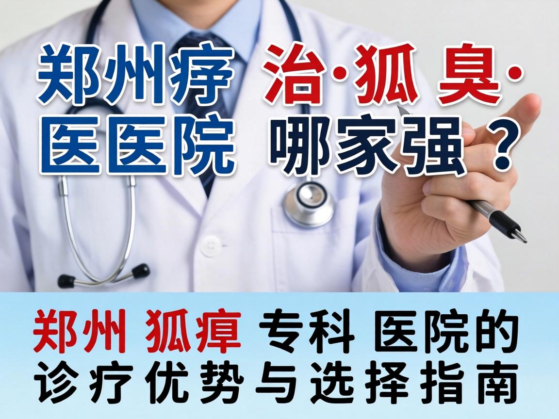 郑州治狐臭医院哪家强？郑州狐臭专科医院的诊疗优势与选择指南