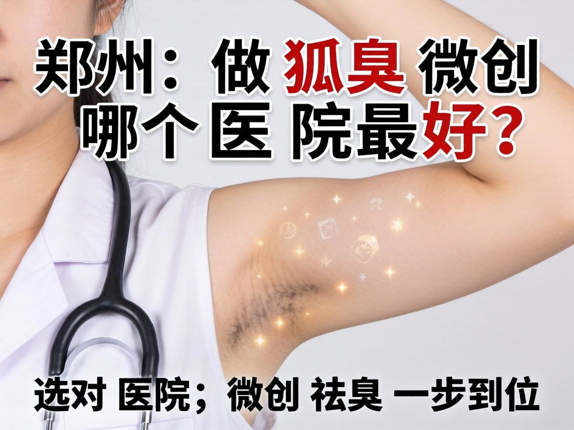 郑州做狐臭微创哪个医院最好？选对医院，微创祛臭一步到位