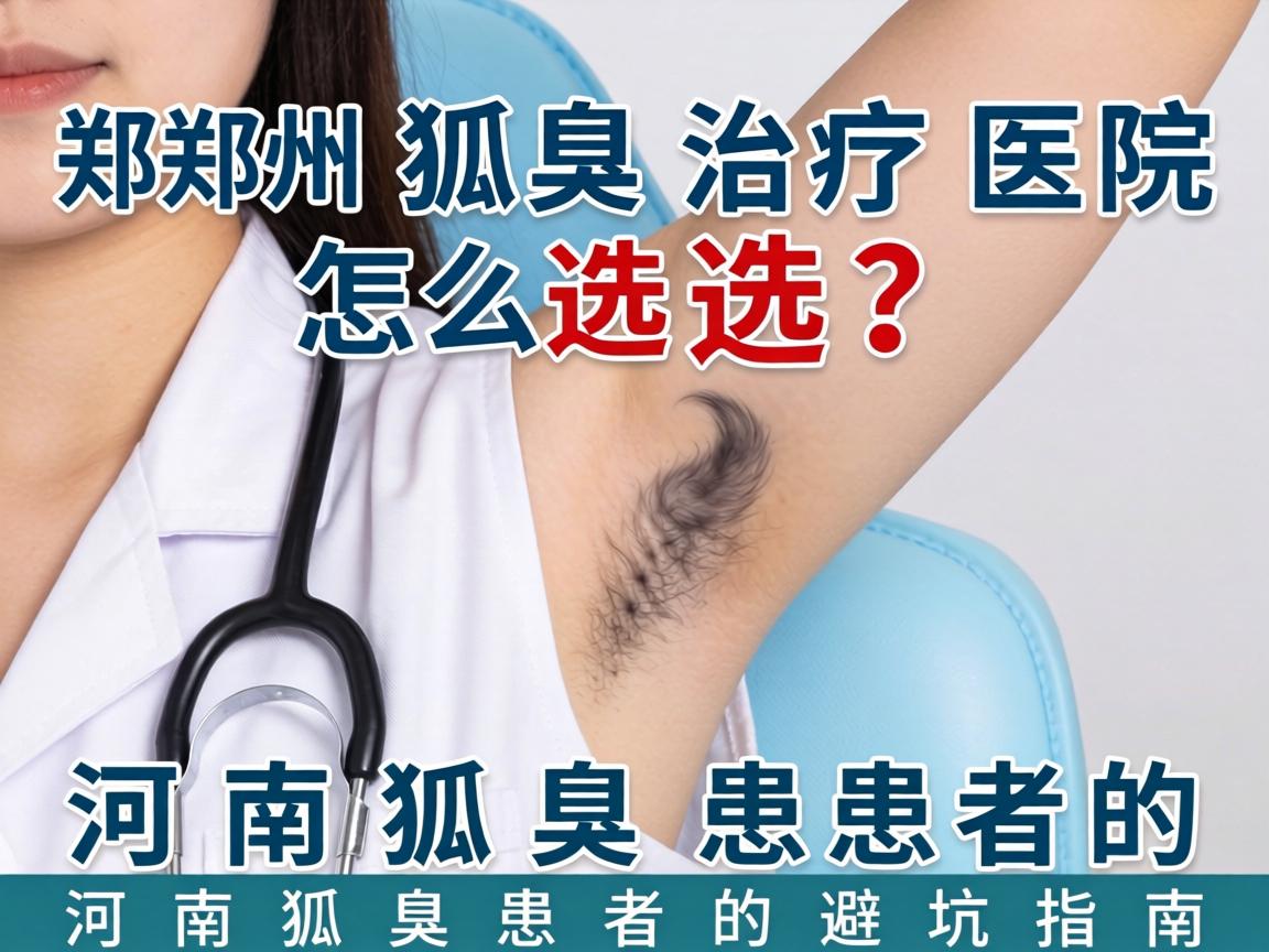 郑州狐臭治疗医院怎么选？河南狐臭患者的避坑指南