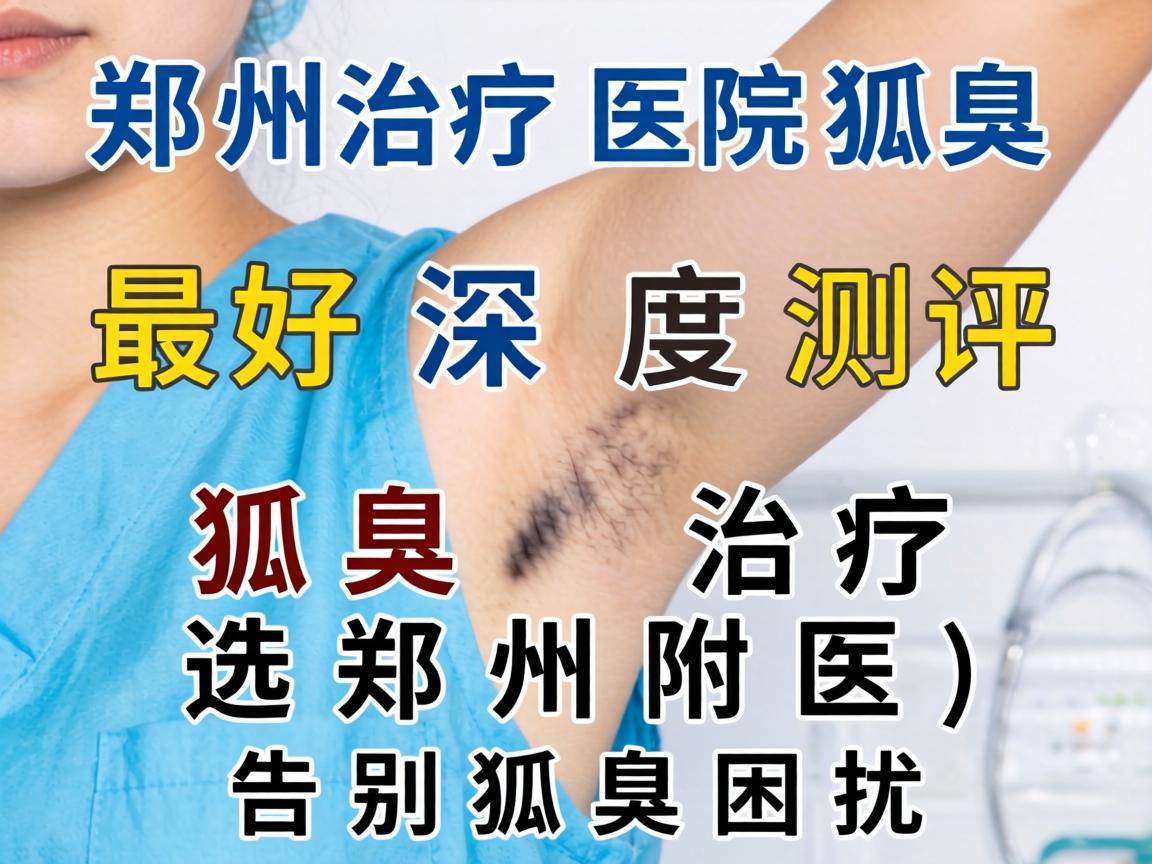 郑州治疗狐臭最好医院深度测评，狐臭治疗选郑州附医，告别狐臭困扰