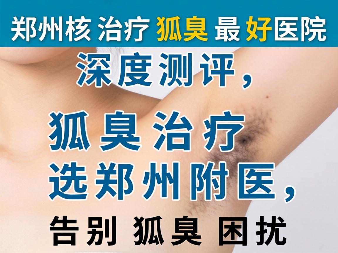 郑州治疗狐臭最好医院深度测评，狐臭治疗选郑州附医，告别狐臭困扰