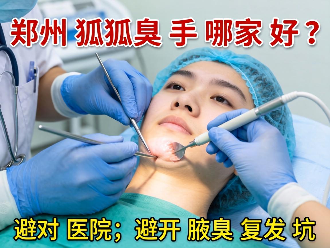 郑州狐臭手术哪家好？选对医院，避开腋臭复发坑
