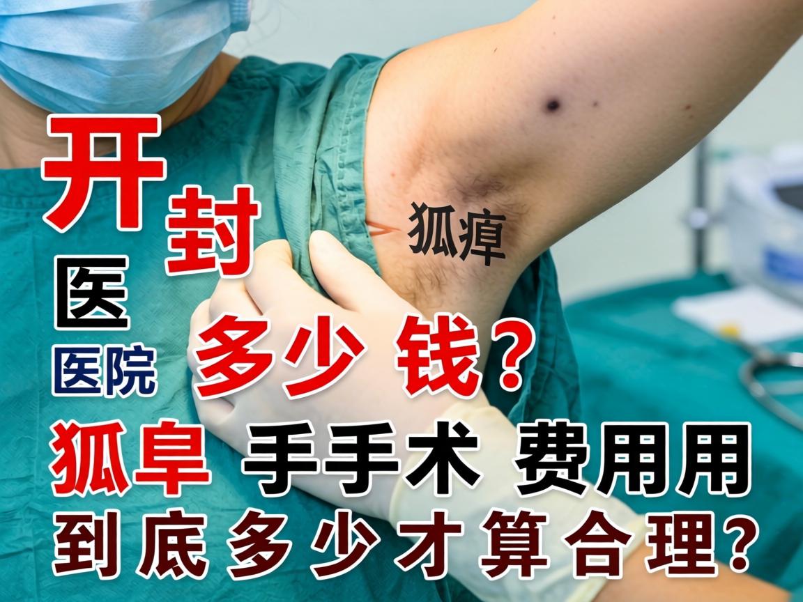 开封医院狐臭手术多少钱？狐臭手术费用到底多少才算合理？