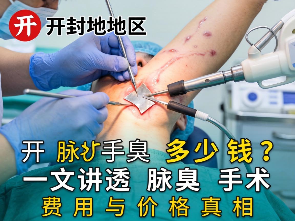 开封地区腋臭手术多少钱？一文讲透腋臭手术费用与价格真相