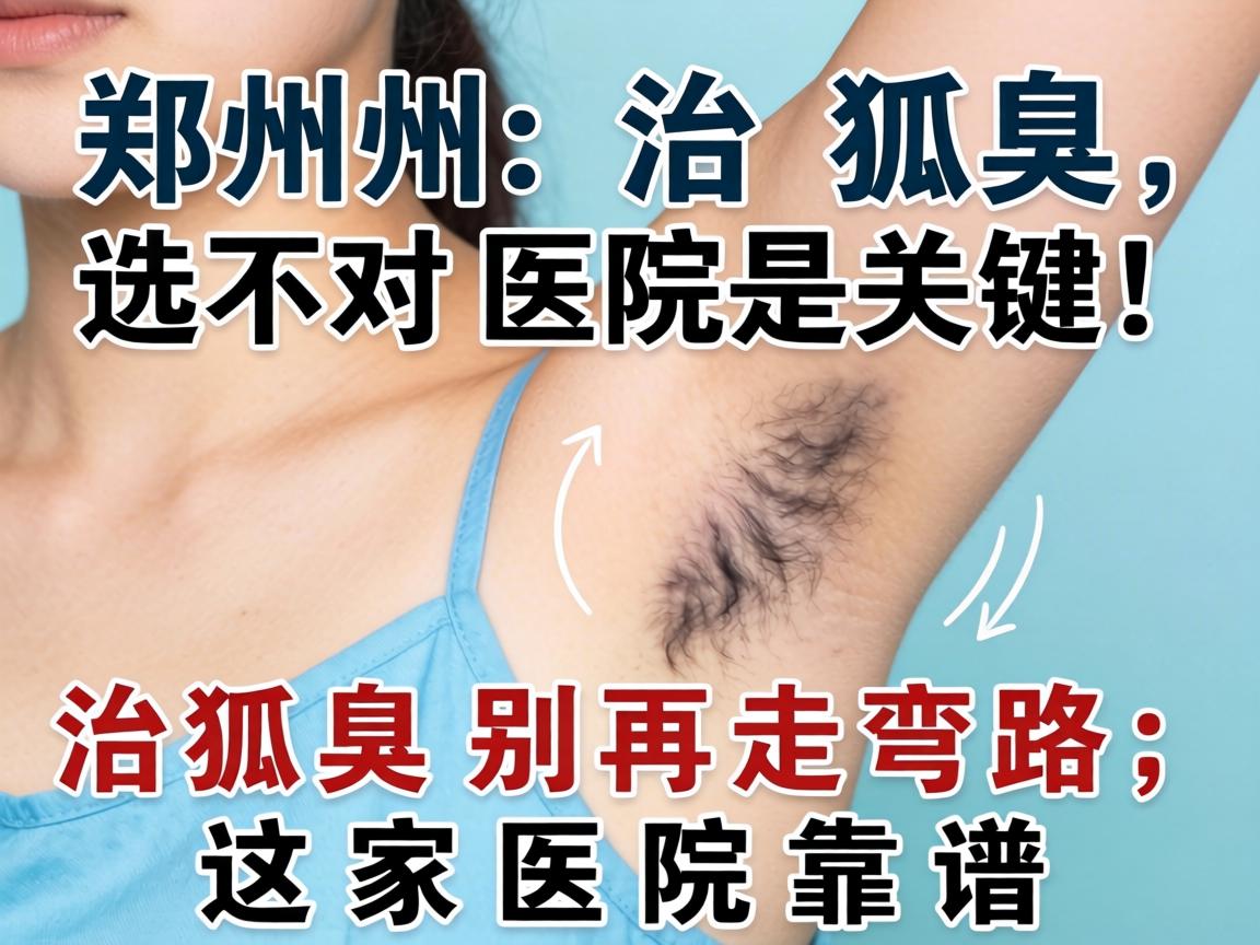 郑州治狐臭，选对医院是关键！治狐臭别再走弯路，这家医院靠谱