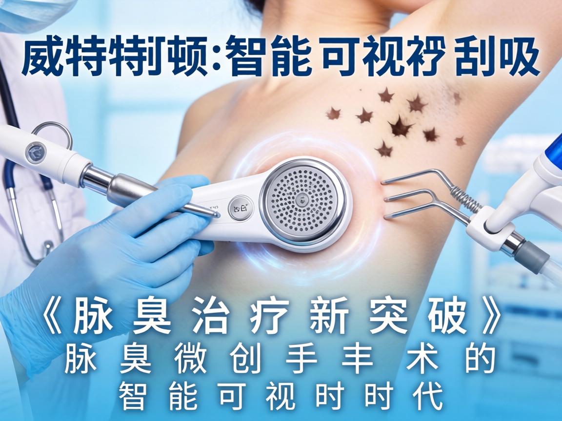 威特顿智能可视刮吸，腋臭治疗新突破，腋臭微创手术的智能可视时代