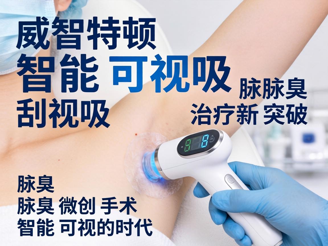 威特顿智能可视刮吸，腋臭治疗新突破，腋臭微创手术的智能可视时代