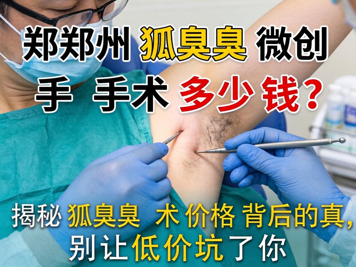 郑州狐臭微创手术多少钱？揭秘狐臭手术价格背后的真相，别让低价坑了你
