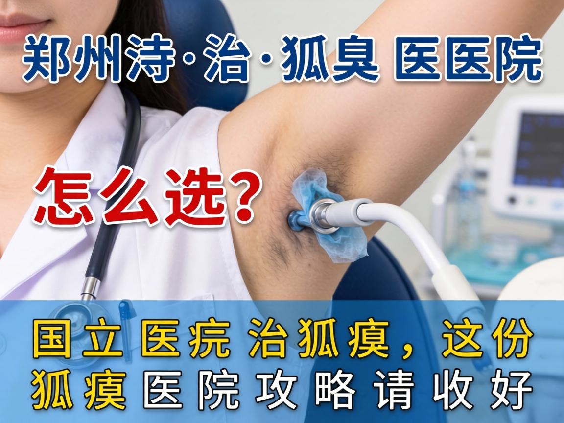 郑州治狐臭医院怎么选？国立医院治狐臭，这份狐臭医院攻略请收好