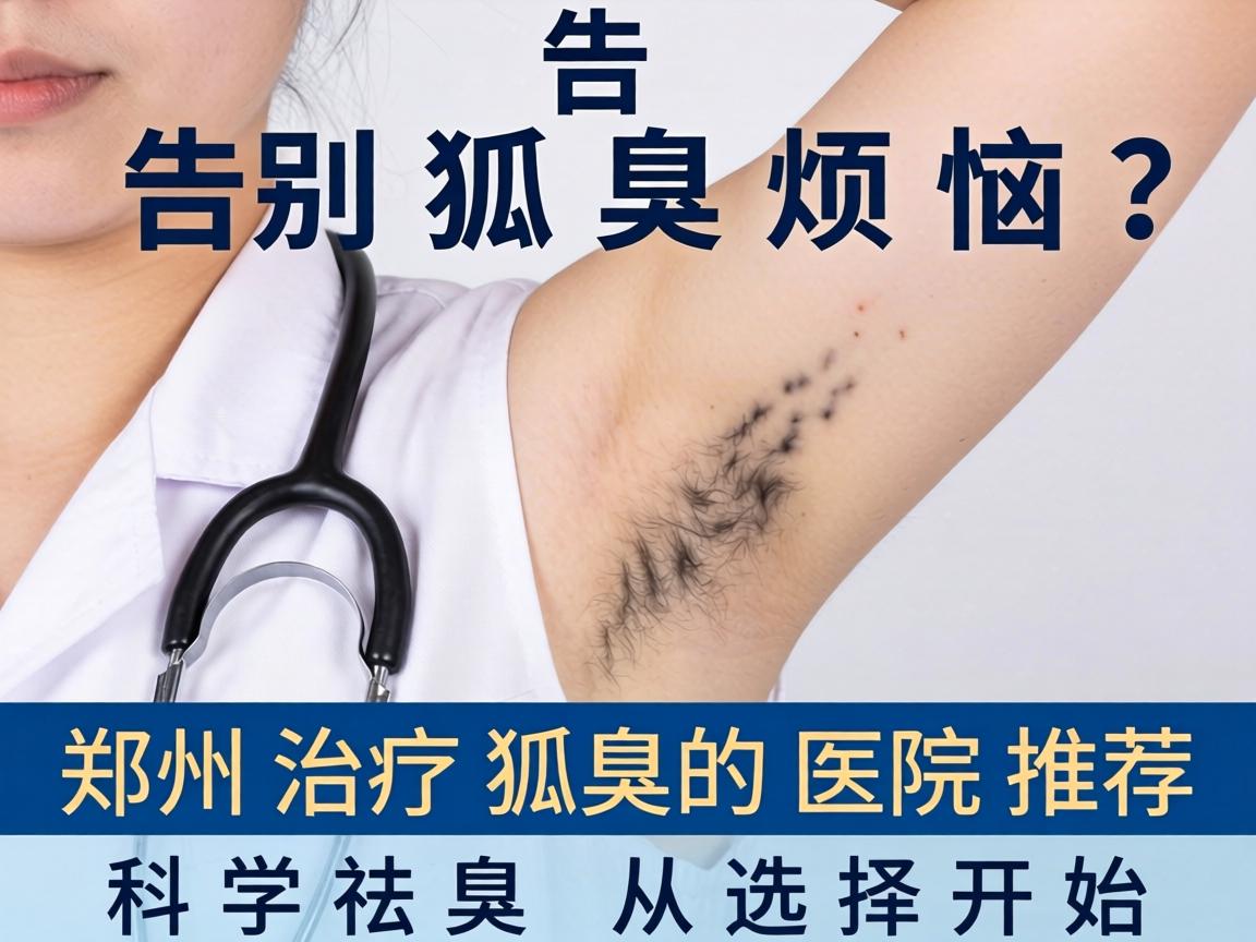 告别狐臭烦恼，郑州治疗狐臭的医院推荐，科学祛臭从选择开始